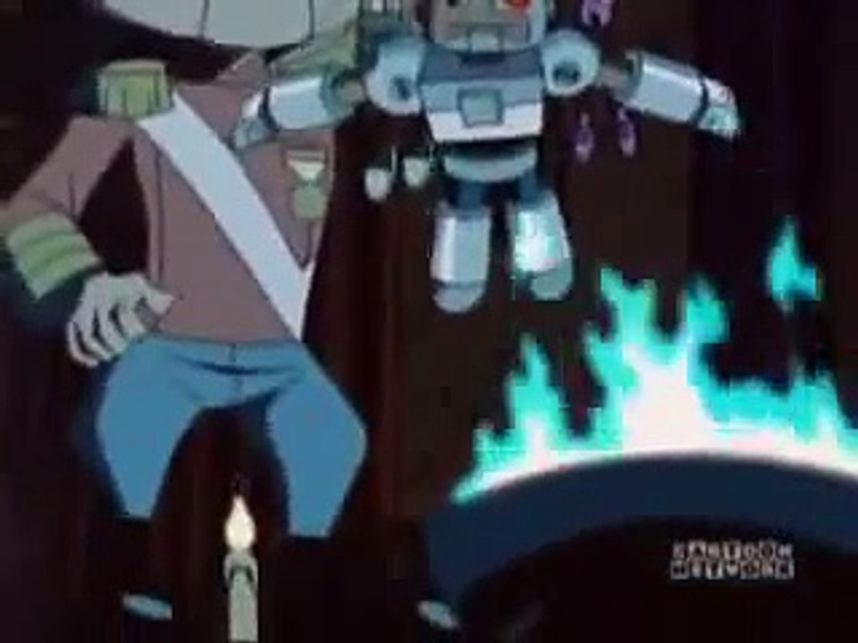 Starfire and Raven vs. Puppet King