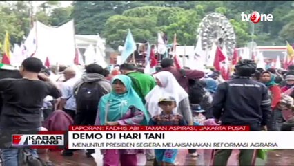 Demo di Hari Tani, Menuntut Presiden Segera Melaksanakan Reformasi Agraria