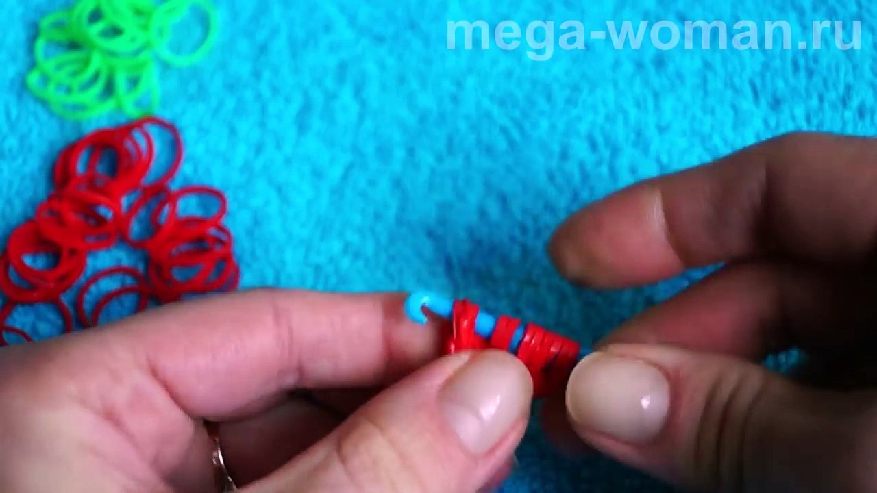 Фигурки из резинок. Фигурка из резинок Вишенки без станка