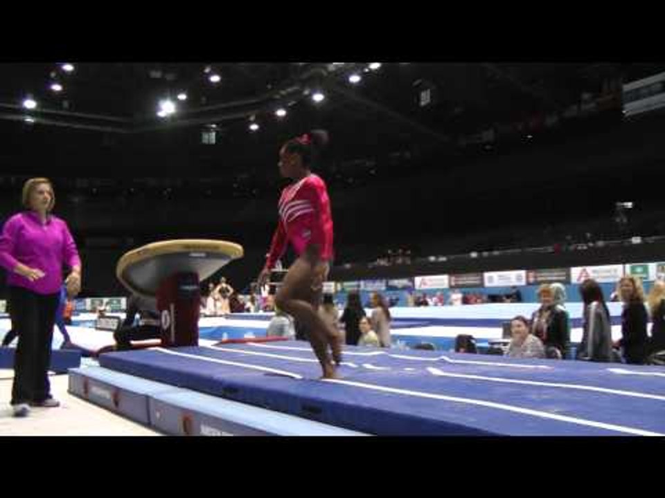 Simone Biles - Vault 1 - 2013 World Championships - Podium Training