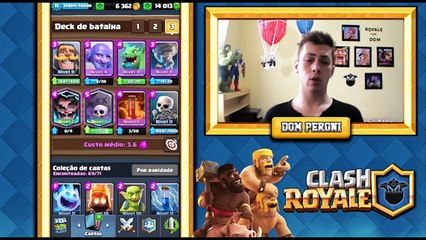 IMBATÍVEL! O deck do PRIMEIRO GRANDE CAMPEÃO de todo o Clash Royale! ::: DECK DE CEMITÉRIO