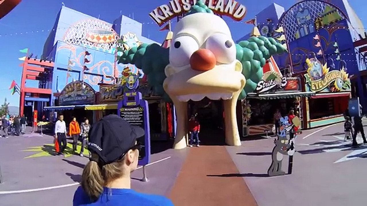 THE SIMPSONS RIDE Through POV - Universal Studios Hollywood, California ...