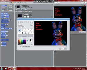 How to make a BASIC FNaF Fan-Game In Scratch 1.4 Part 1 - Title Screen