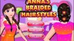 Play Annas Braided Hairstyles Game Video Now-Disney Frozen Games Online