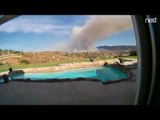 Timelapse Video Shows Growth of Canyon Fire Near Corona, California