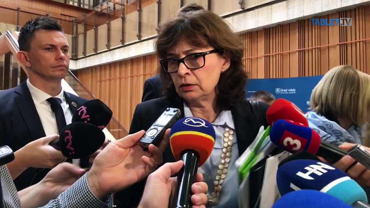 ZÁZNAM: Brífing ministerky spravodlivosti L. Žitňanskej po skončení rokovania vlády