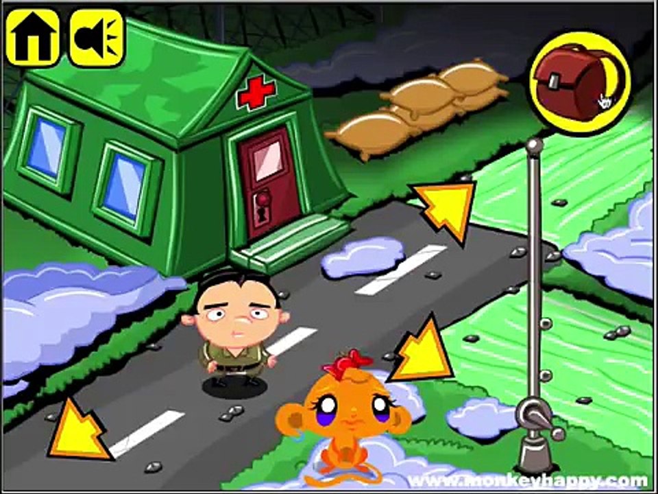 Monkey Happy Stage 38 - Army Base Walkthrough Hints