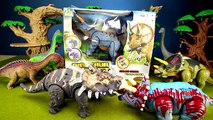 Dinosaur Triceratops T-rex Spinosaurus Light and Sound Fun Adventure Toys For Kids