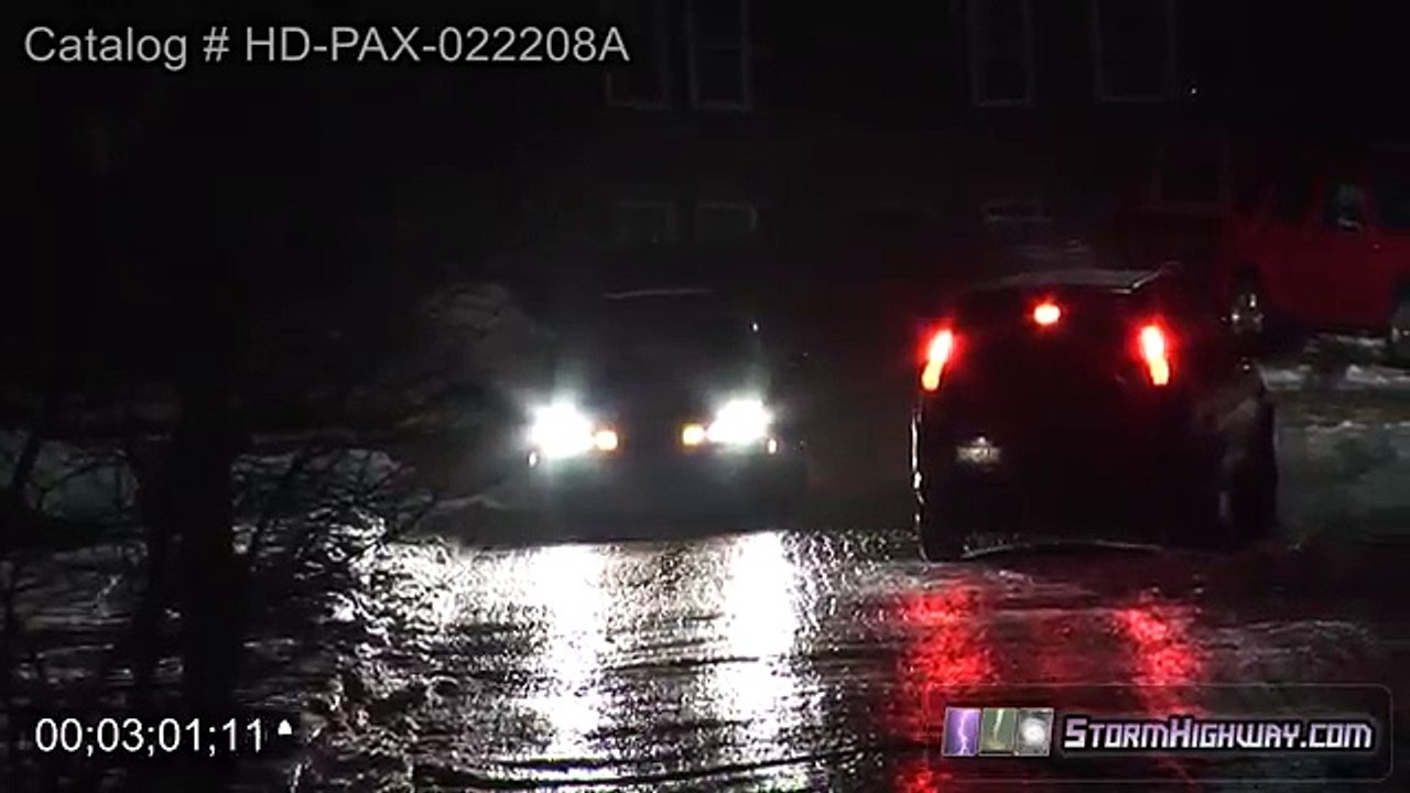 new USA Cars sliding and crashing down icy hill in the snow!