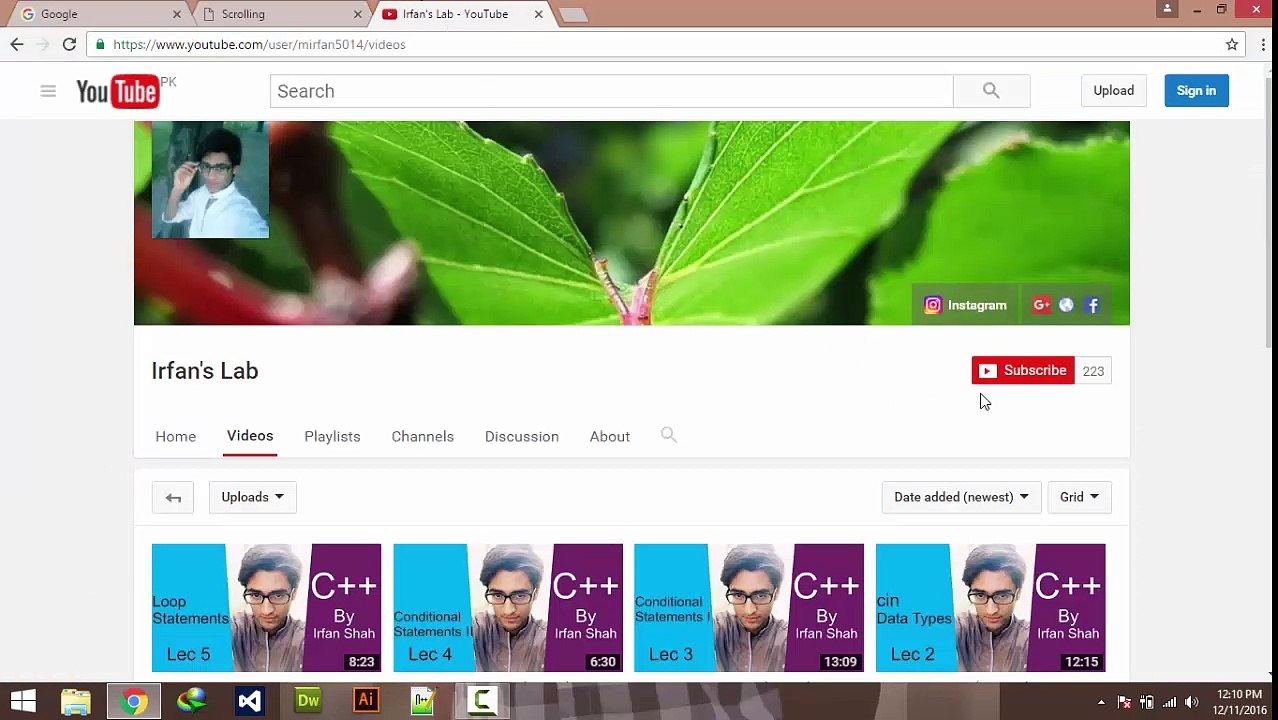 HTML and CSS Lesson 1 Introduction Urdu/Hindi Irfan Shah