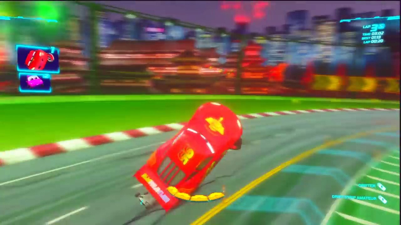 Cars 2 Game Play Lightning McQueen Free Play 3