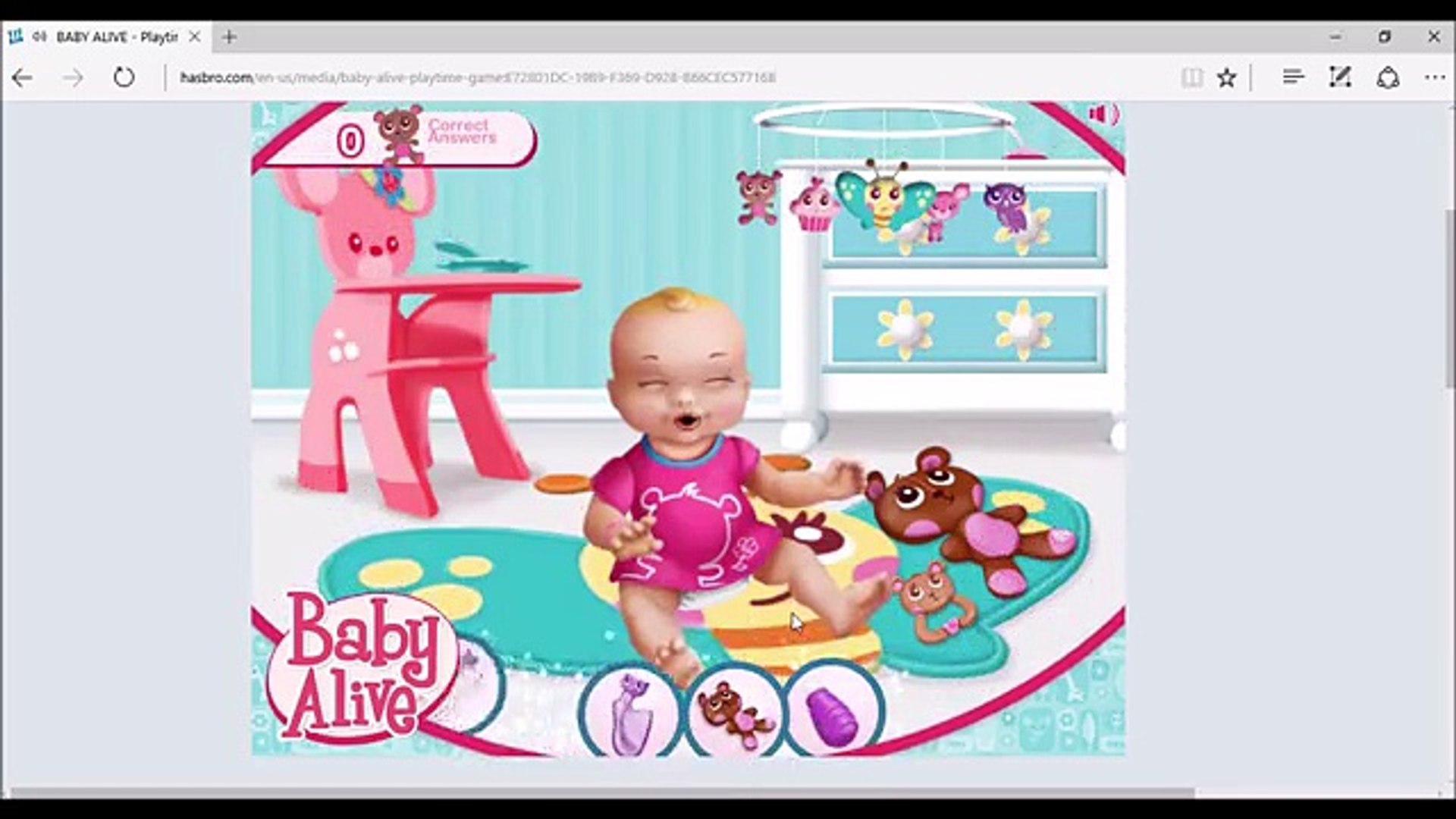 baby alive doll games