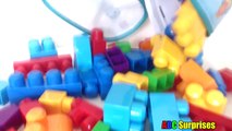 Learn Colors with MEGA BLOKS Building Blocks Toys for Children Toddlers Baby Blocks ABC Surprises