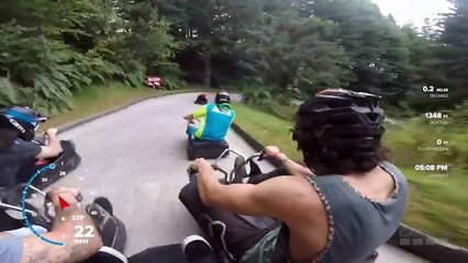 Une course en mini-kart de folie !