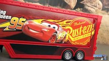 Disney Cars 3 Camion Mack Transporteur Lanceur Flash McQueen Jackson Storm Jouet Toy Review