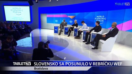 SLOVENSKO SA POSUNULO V REBRÍČKU WEF