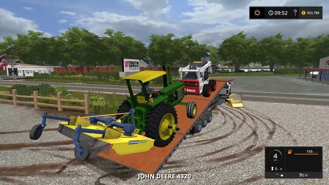 FARMING SIMULATOR 2017 | BUSH HOGGIN', CUTTING TREES & CLEANING UP THE FARM