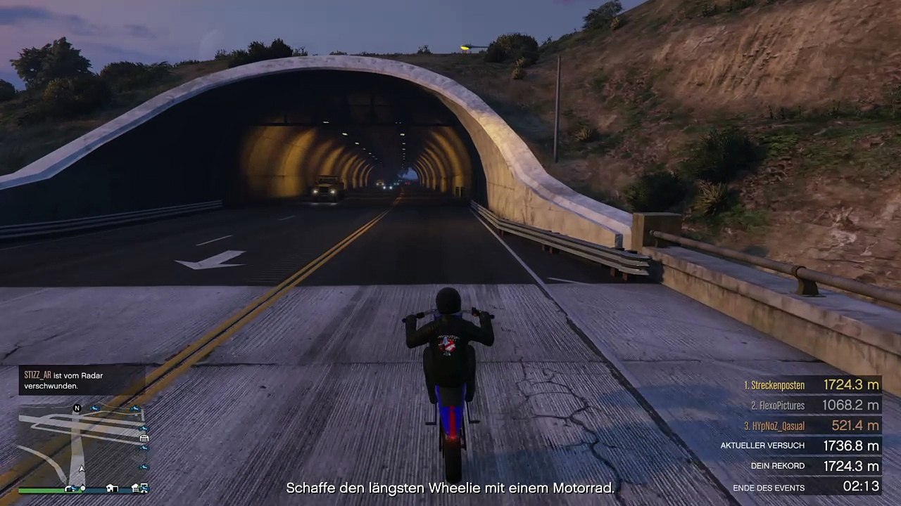GTA 5 Online - Wheelie Herausforderung mit Trottel