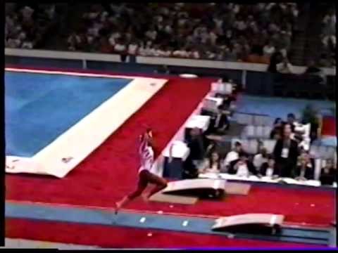 Andree Pickens - Compulsory Vault - 1996 Olympic Trials