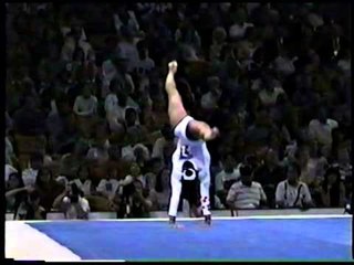 Dominique Dawes - Compulsory Floor Exercise - 1996 Olympic Trials
