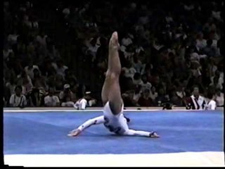 Jaycie Phelps - Compulsory Floor Exercise - 1996 Olympic Trials