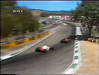 Gran Premio d'Australia 1985: Sorpassi di Prost e Surer ad Alboreto soste di Tambay ed Alboreto
