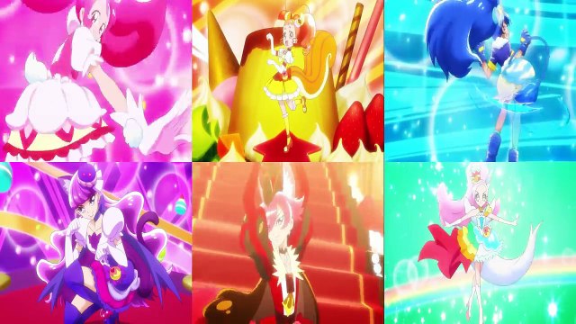 Kirakira Precure a la Mode Transformations