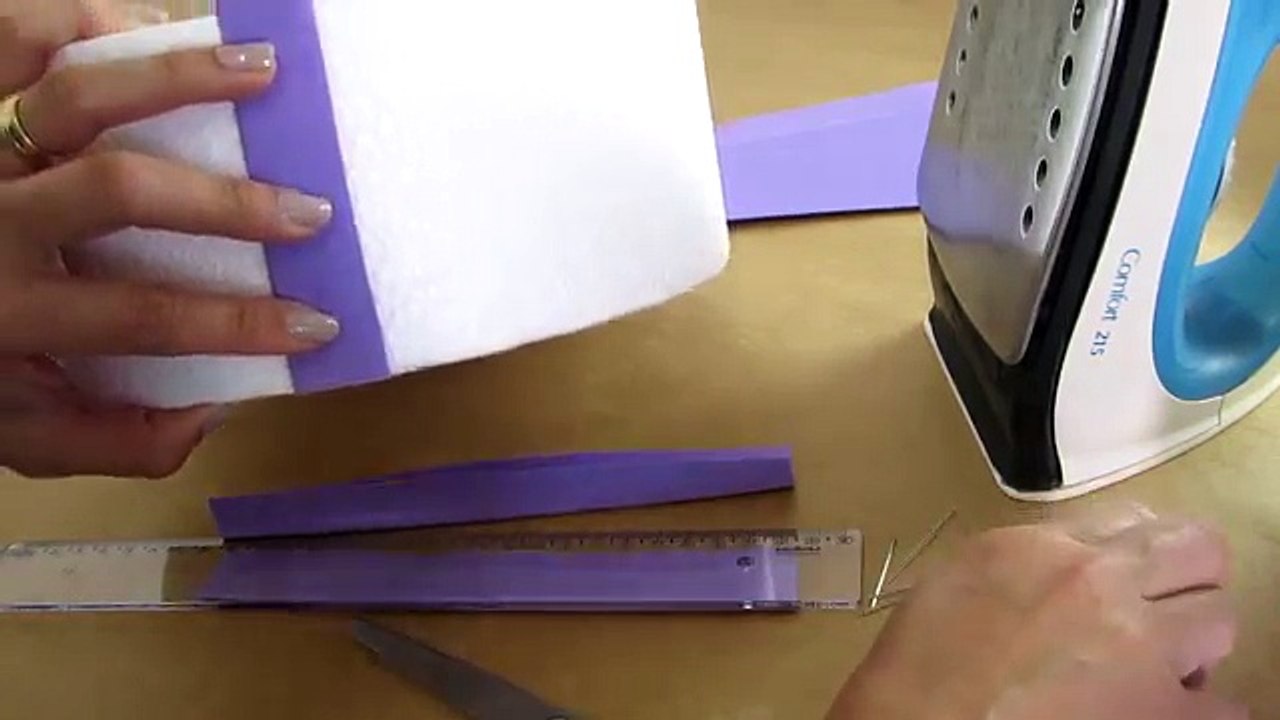 Drapeado em E.V.A passo a passo