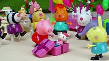 Peppa Pig Celebra su Cumpleaños con una Fiesta Sorpresa en la Hamburguesería - Videos de Juguetes