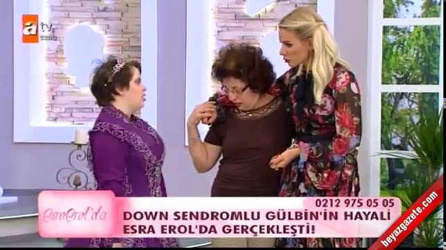 Esra Erol bir hayali daha gerçekleştirdi! Down sendromlu Gülbin...