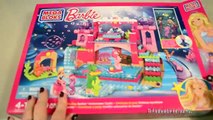 Mega Bloks Barbie Underwater castle with Barbie Mermaid Princess Dolls | TheChilhoodLife