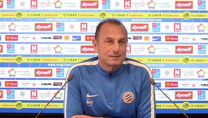 Michel Der Zakarian avant AS Monaco VS MHSC