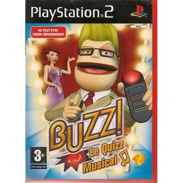 Jeux vidéos clermont-ferrand - Buzz le quizz musical ps2 ( sysy contre juju )
