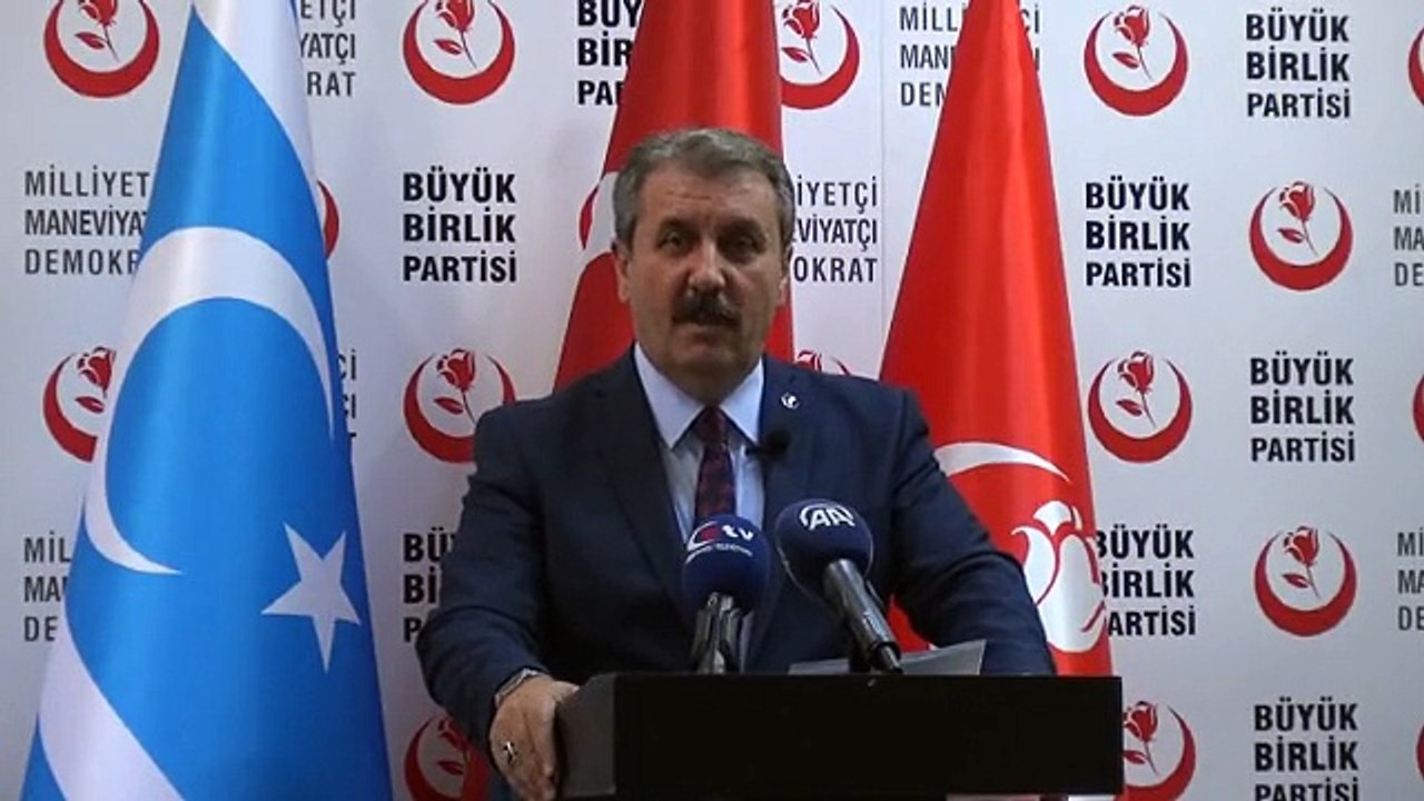BBP Genel Başkanı Destici'den Telafer ve Tazehurmatu Açıklaması