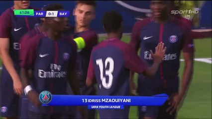 1-1 Idriss Mzaouiyani Goal UEFA Youth League  Group B - 27.09.2017 Paris SG Youth 1-1 Bayern...