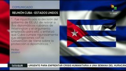 Cuba reitera su compromiso con la seguridad de diplomáticos de EE.UU.