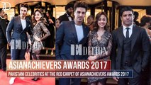 Pakistani Celebrities at the Red Carpet of Asian Achievers Awards 2017 in London