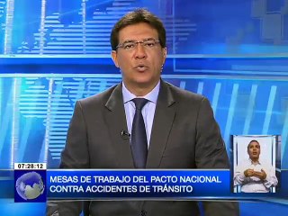 Mesas de trabajo del Pacto Nacional Contra Accidentes de Tránsito