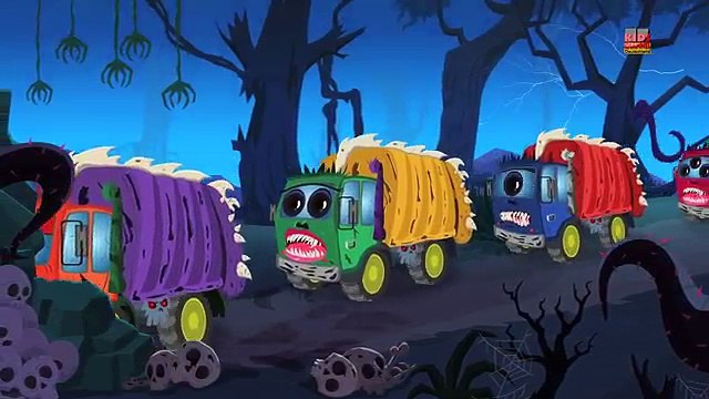 Furchtsamer Müllwagen Finger Familie | Finger Lied | Kinderlieder | Garbage Truck Finger F