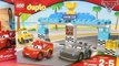 Lego Duplo Disney Cars 3 Flos Cafe Lightning McQueen Races Jackson Storm Piston Cup Race