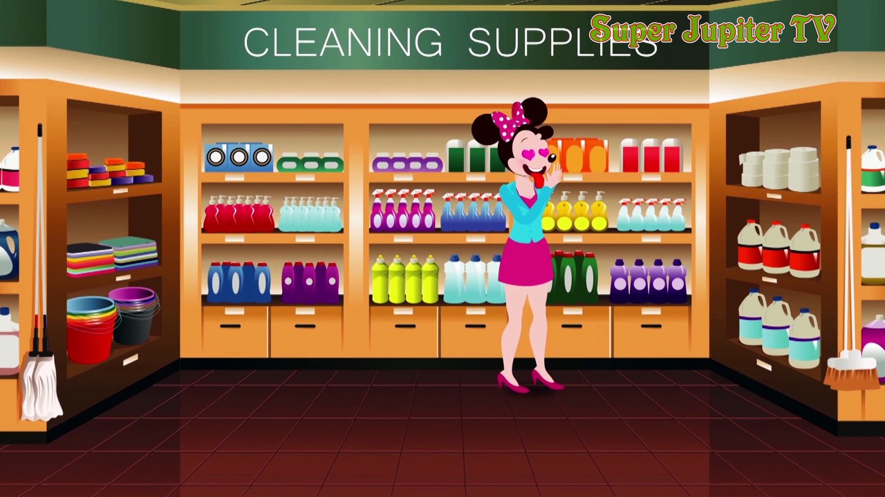 Mickey Mouse & Minnie Mouse and the KIDS on WATER SLIDE Inflatable POOL Funny Story