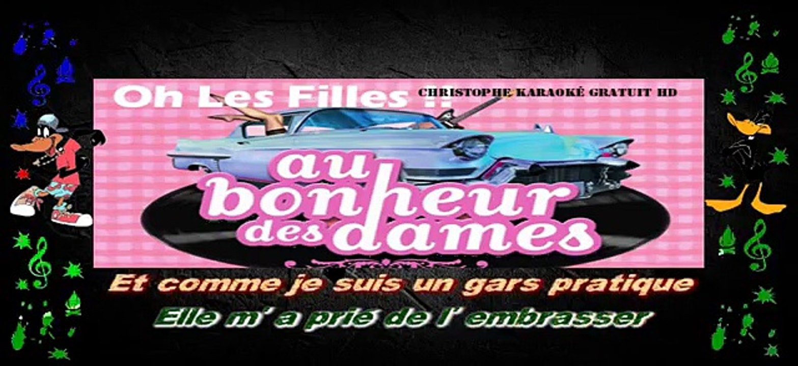 Au bonheur des dames - Oh les filles KARAOKE / INSTRUMENTAL