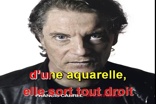 Francis Cabrel - Chandelle KARAOKE / INSTRUMENTAL