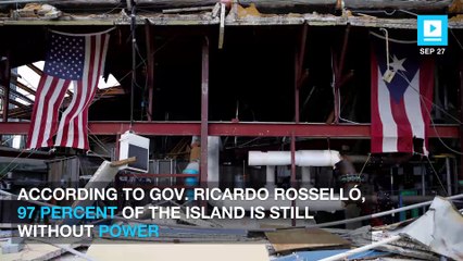 Puerto Rico still struggling one week after Hurricane Maria