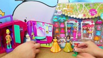 Lalaloopsy Mermaid Dolls Polly Pocket & Frozen Elsa Dress Up With Disney Princess Magic Clip Dolls