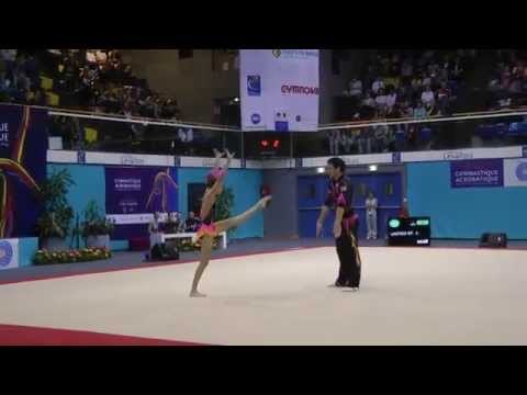 Kiley Boynton and Ryan Ward - Dynamic - 2014 World Acrobatic Gymnastics Championships - Qualifying