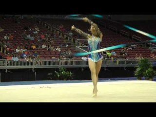 Cindy Lu - Ribbon Final - 2014 USA Gymnastics Championships