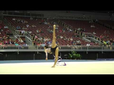 Rebecca Sereda - Ribbon Final - 2014 USA Gymnastics Championships