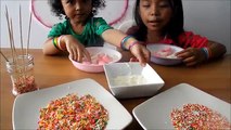 Resep Marshmallow Pops ♥ Resep Cemilan Anak | Kids sweet treats with English Subtitles