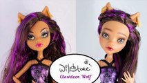 Faceup Tutorial №2 Clawdeen Wolf Monster High repaint doll